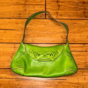 Kate Spade Green Leather Shoulder Bag